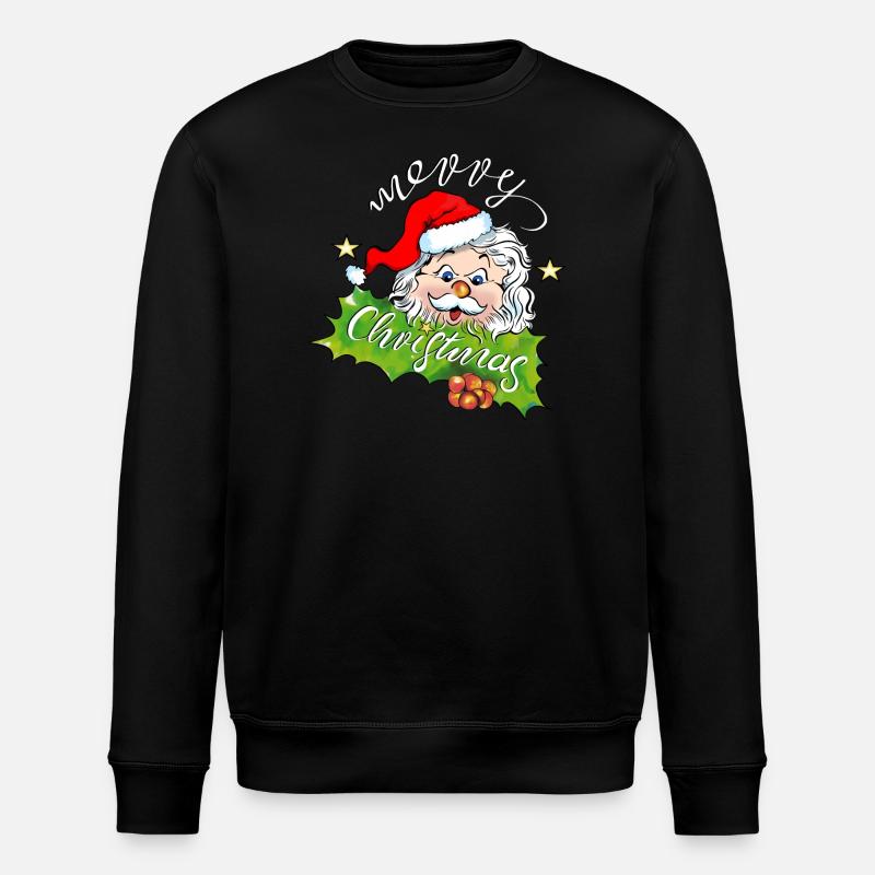 Santa - Stanley/Stella Unisex Bio-Sweatshirt ROLLER - Schwarz