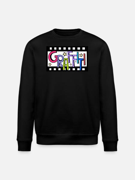 Graffiti Filmstrip - Stanley/Stella ROLLER Unisex Organic Sweatshirt - black