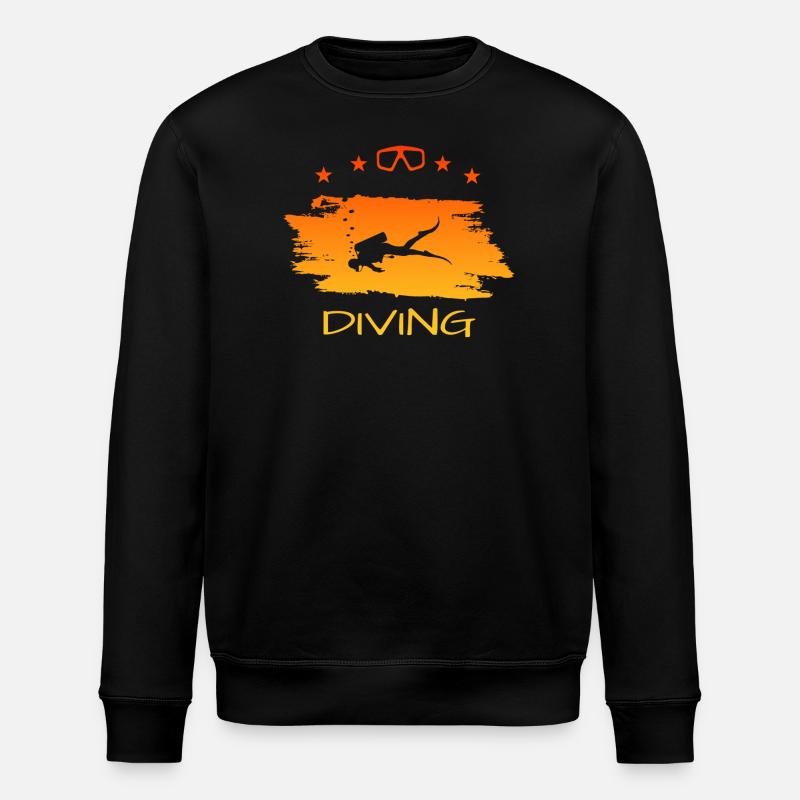 Tauchen - Stanley/Stella Unisex Bio-Sweatshirt ROLLER - Schwarz