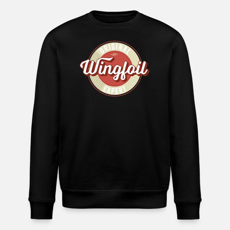 Wingfoil Label - Stanley/Stella ROLLER Unisex Organic Sweatshirt - black