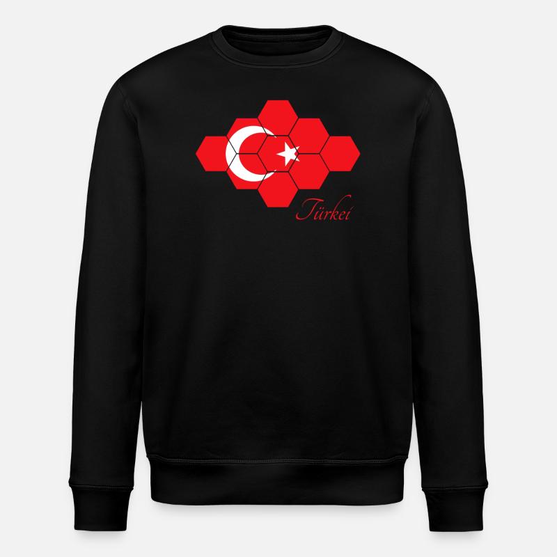 Türkei - Stanley/Stella Unisex Bio-Sweatshirt ROLLER - Schwarz