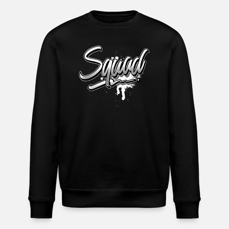 Squad - Stanley/Stella Unisex Bio-Sweatshirt ROLLER - Schwarz