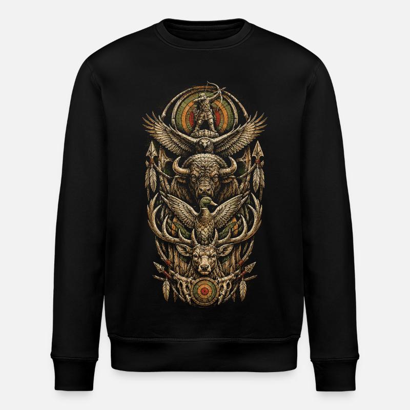 Archery Archer - Stanley/Stella ROLLER Unisex Organic Sweatshirt - black