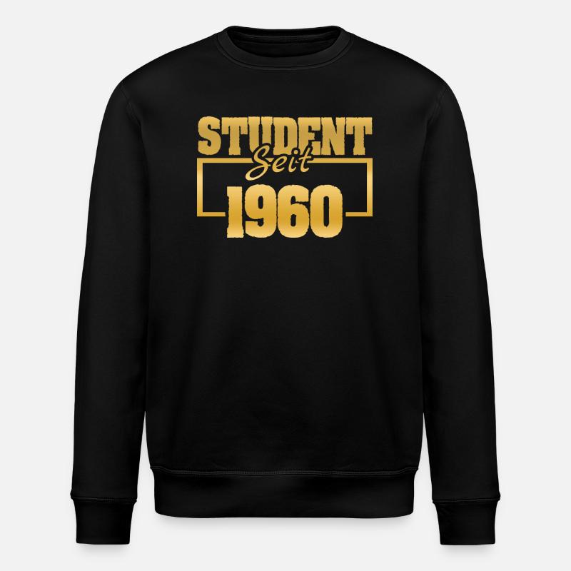 1960 1960 - Stanley/Stella Unisex Bio-Sweatshirt ROLLER - Schwarz