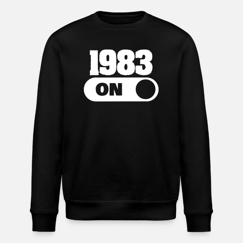 1983 - Stanley/Stella ROLLER Unisex Organic Sweatshirt - black