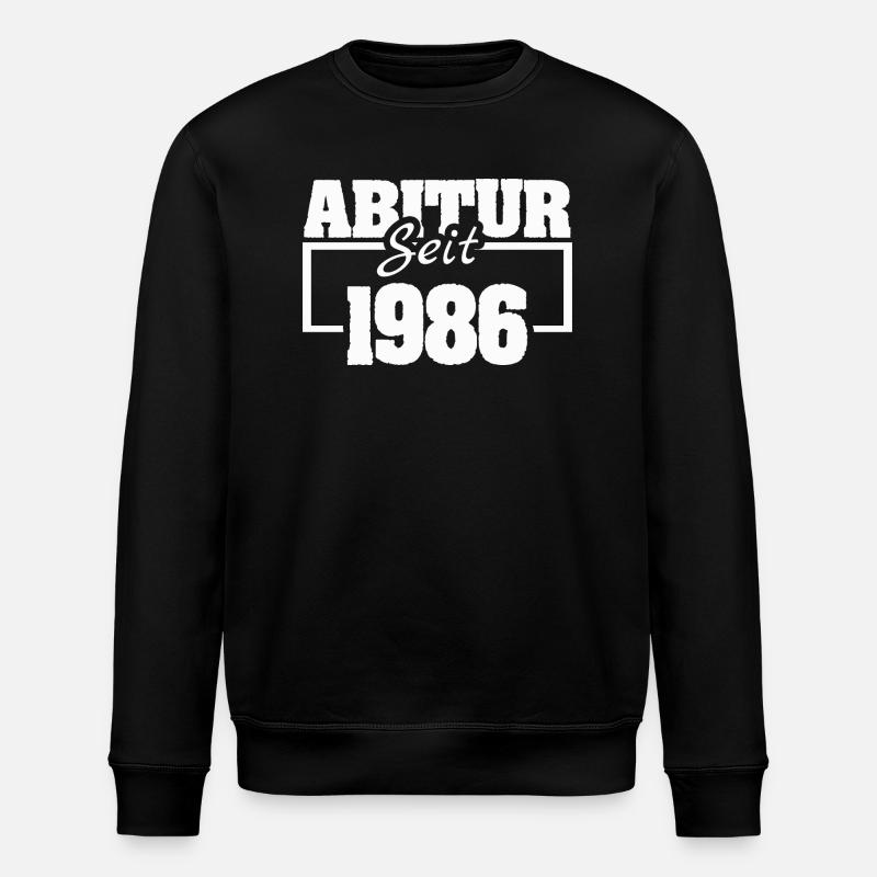 1986 - Sweat bio ROLLER Stanley/Stella Unisexe - noir