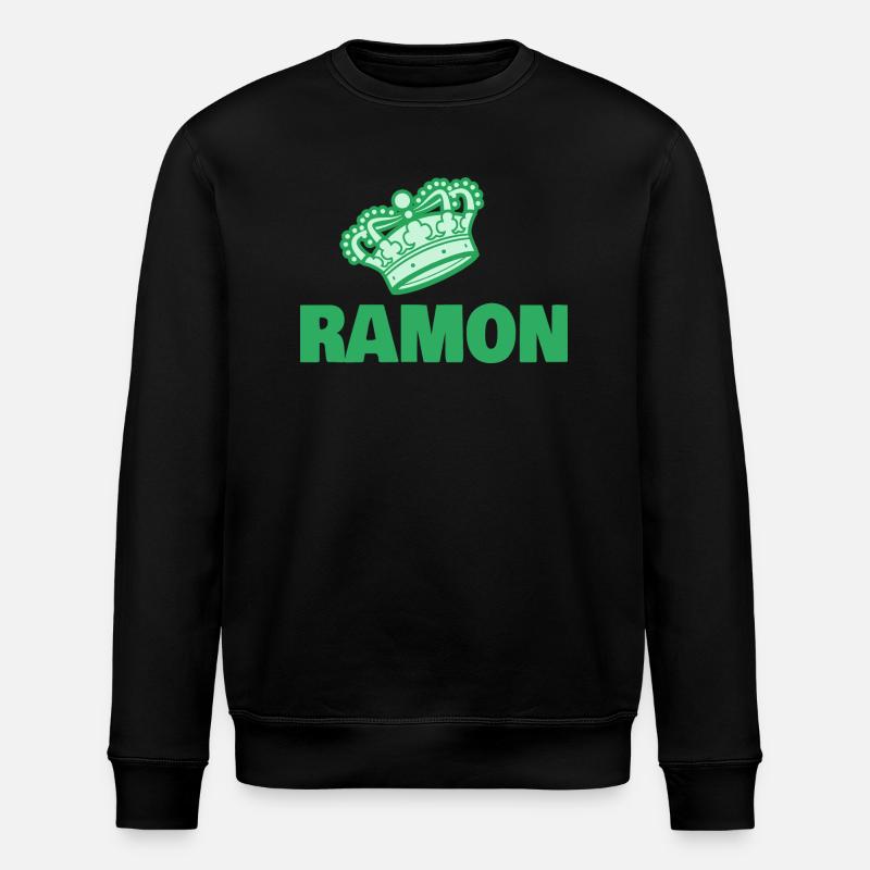 Ramon as a given name - Stanley/Stella ROLLER Unisex Organic Sweatshirt - black
