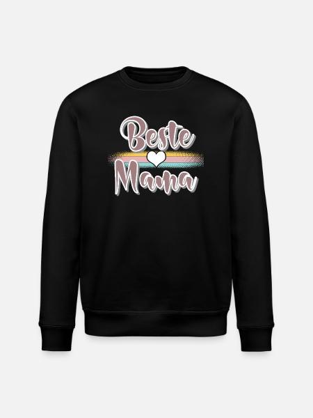 Mama - Stanley/Stella Unisex Bio-Sweatshirt ROLLER - Schwarz