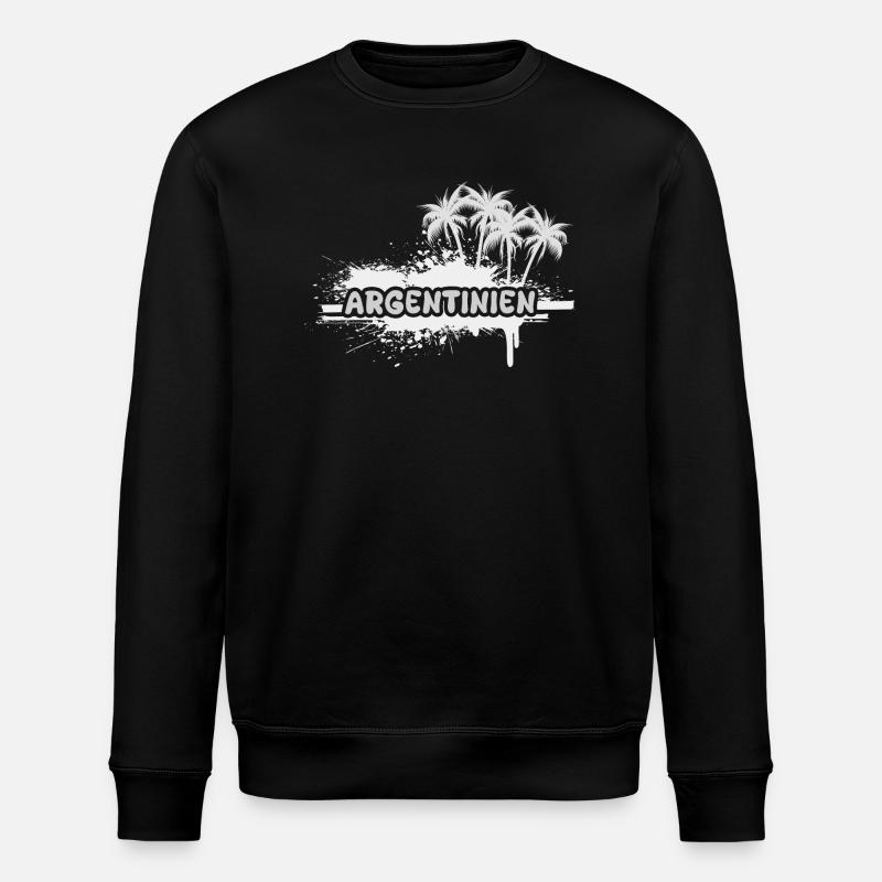 Argentinien - Stanley/Stella Unisex Bio-Sweatshirt ROLLER - Schwarz