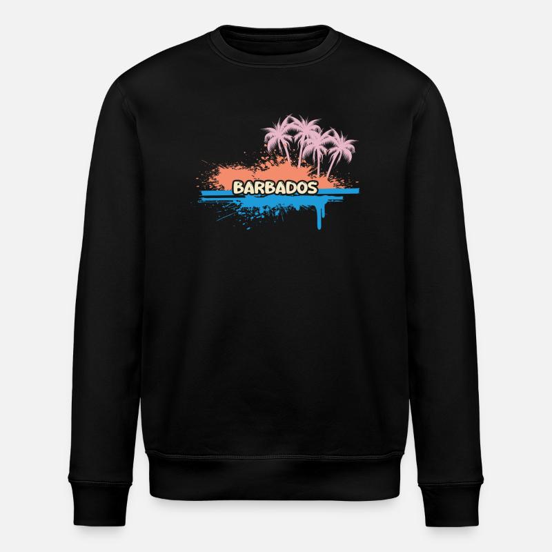 Cadeau pour la Barbade - Sweat bio ROLLER Stanley/Stella Unisexe - noir