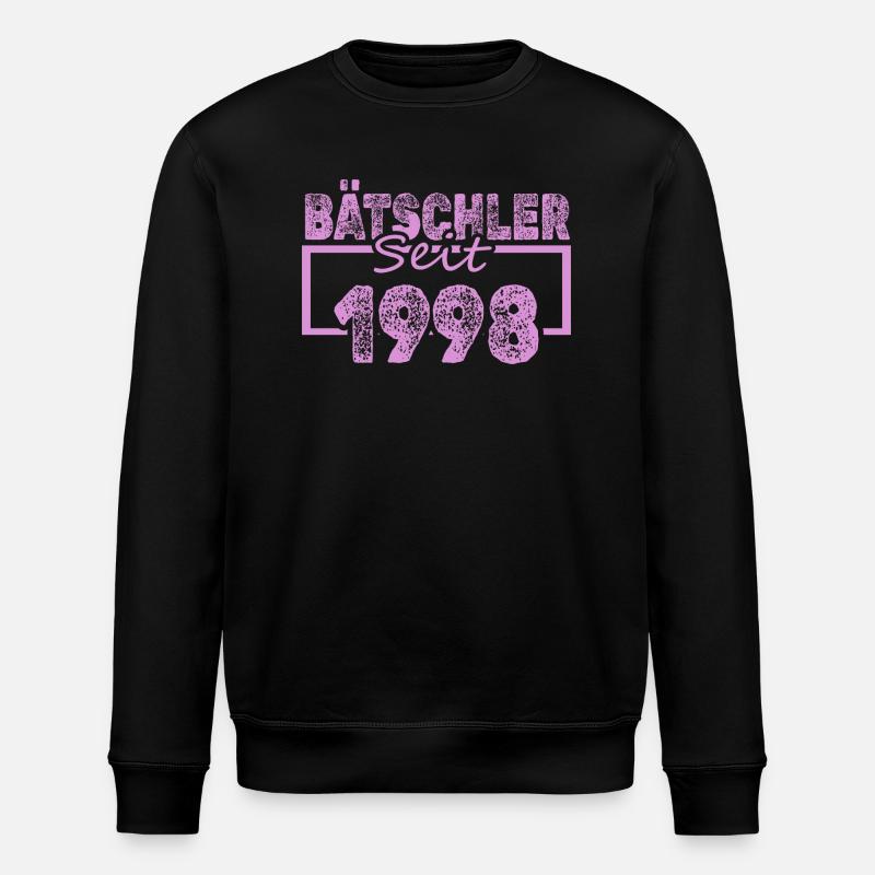 Jungeselle 1998 - Stanley/Stella Unisex Bio-Sweatshirt ROLLER - Schwarz