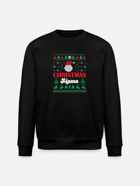 Merry Christmas Mama - Sweat bio ROLLER Stanley/Stella Unisexe - noir