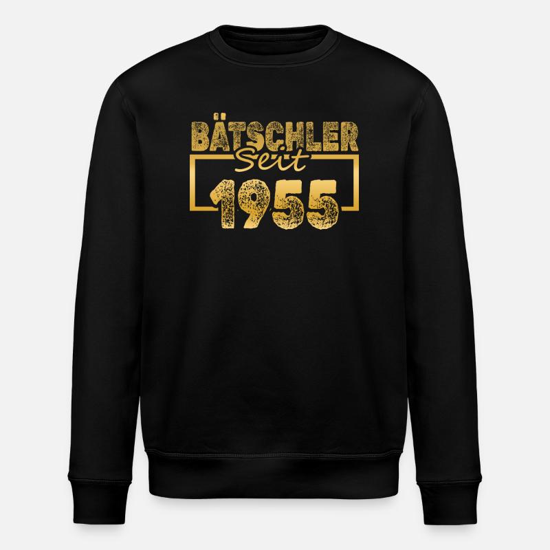 Single 1955 - Stanley/Stella ROLLER Unisex Organic Sweatshirt - black