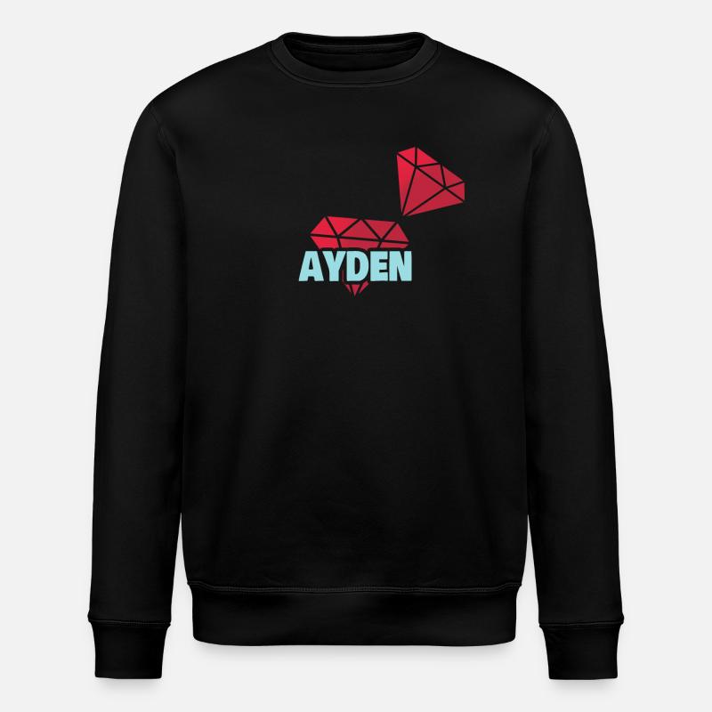 Le précieux Ayden - Sweat bio ROLLER Stanley/Stella Unisexe - noir