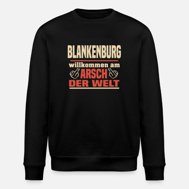 Blankenburg - Stanley/Stella Unisex Bio-Sweatshirt ROLLER - Schwarz