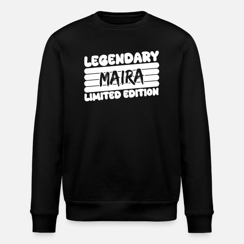 Name Maira - Stanley/Stella ROLLER Unisex Organic Sweatshirt - black