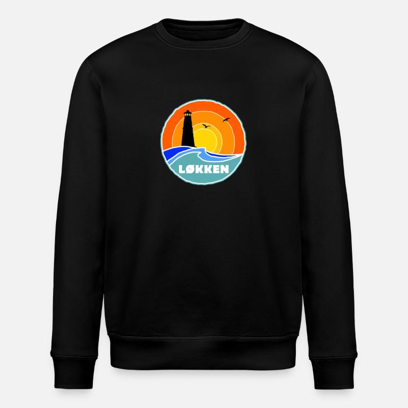 Phare de Løkken, Danemark - Sweat bio ROLLER Stanley/Stella Unisexe - noir