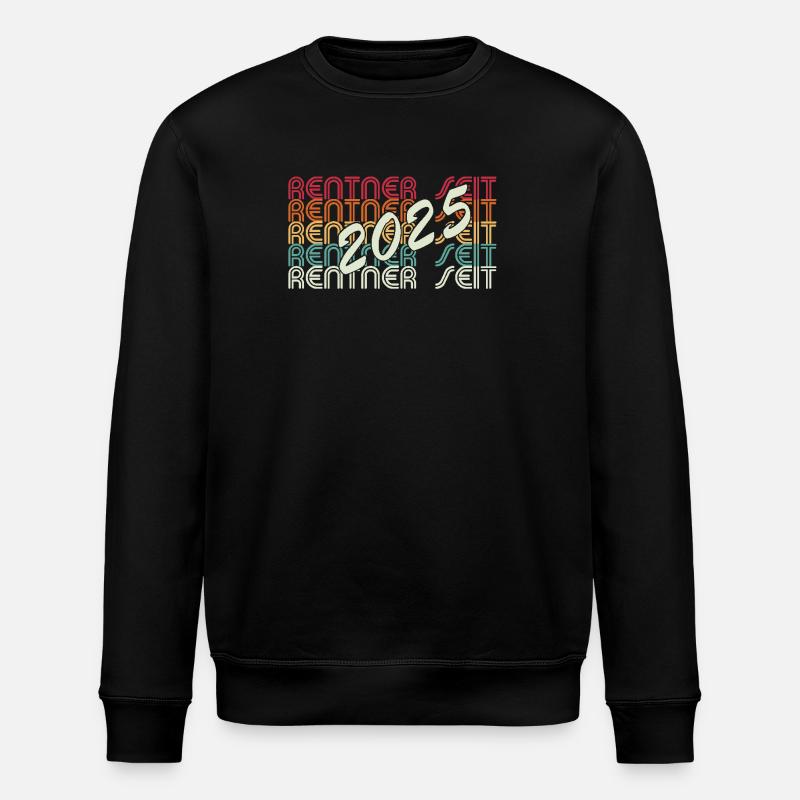 rentner 2025 - Stanley/Stella Unisex Bio-Sweatshirt ROLLER - Schwarz