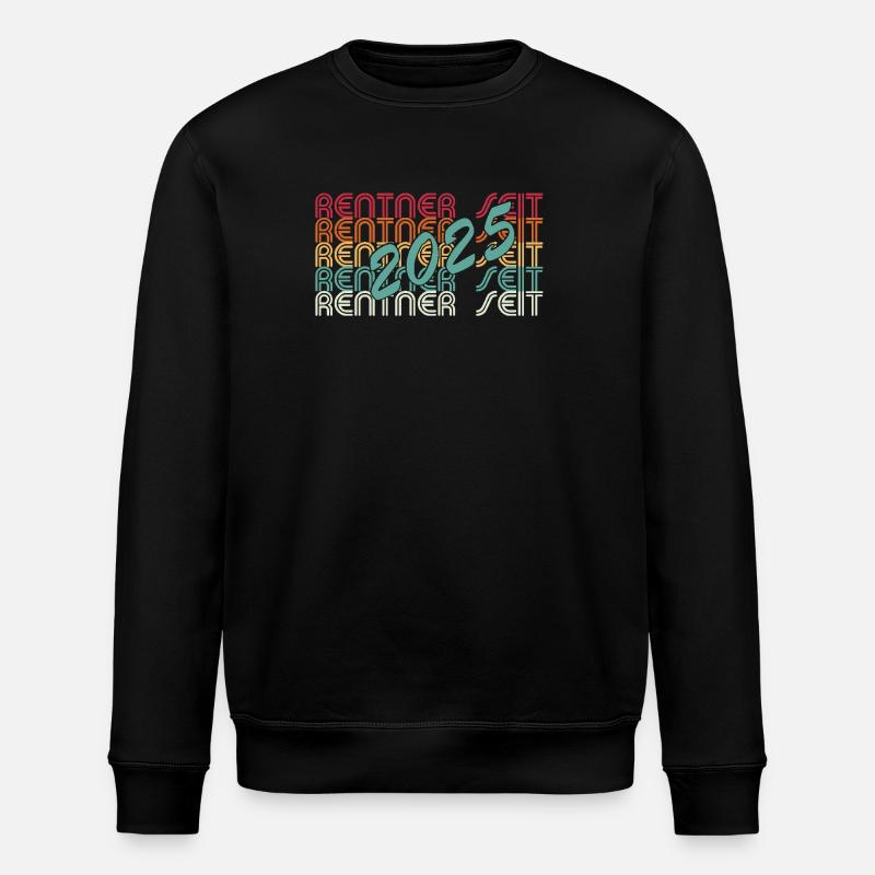 Endlich Rentner 2025 - Stanley/Stella Unisex Bio-Sweatshirt ROLLER - Schwarz