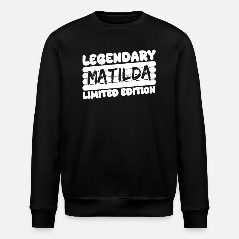 Nom : Matilda - Sweat bio ROLLER Stanley/Stella Unisexe - noir