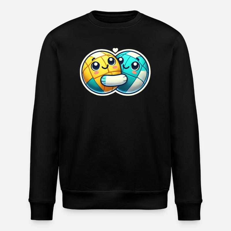 Hanball Liebe - Stanley/Stella Unisex Bio-Sweatshirt ROLLER - Schwarz