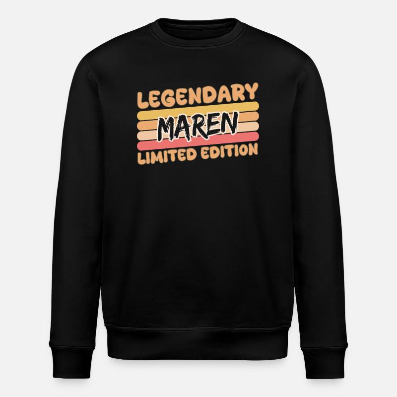 Cadeau pour Maren - Sweat bio ROLLER Stanley/Stella Unisexe - noir