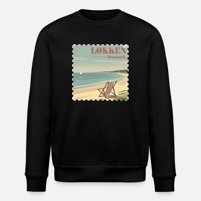 Løkken Lökken - Sweat bio ROLLER Stanley/Stella Unisexe - noir