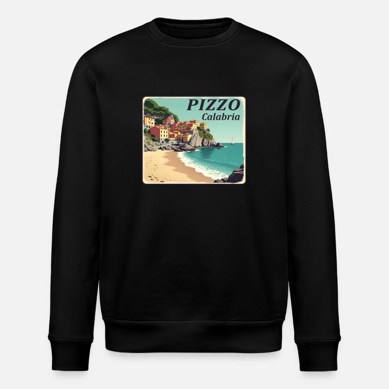 Pizzo Calabria - Sweat bio ROLLER Stanley/Stella Unisexe - noir