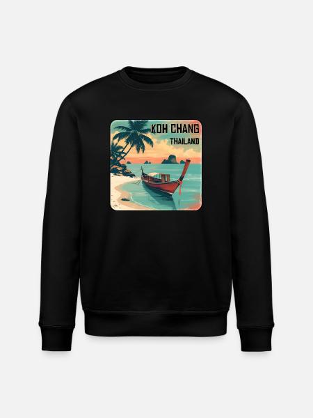 Koh Chang - Stanley/Stella Unisex Bio-Sweatshirt ROLLER - Schwarz