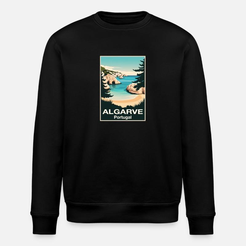 Algarve - Stanley/Stella Unisex Bio-Sweatshirt ROLLER - Schwarz