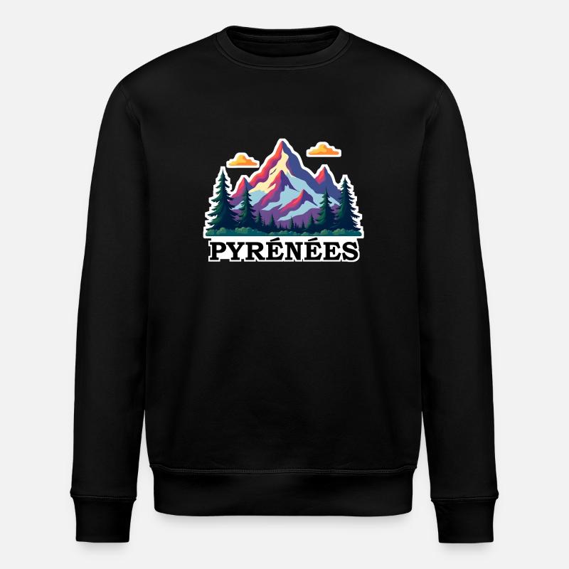 Pyrénées Pyrénées - Sweat bio ROLLER Stanley/Stella Unisexe - noir