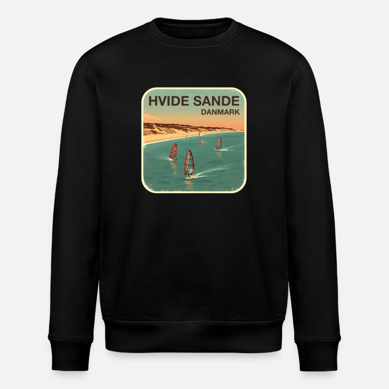 Hvide Sande, alternativement, Danemark - Sweat bio ROLLER Stanley/Stella Unisexe - noir