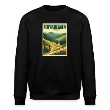 Schwarzwald - Stanley/Stella Unisex Bio-Sweatshirt ROLLER - Schwarz - Vorne - Nik (191cm)