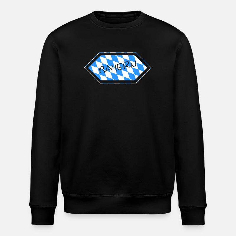 Bayern - Stanley/Stella Unisex Bio-Sweatshirt ROLLER - Schwarz