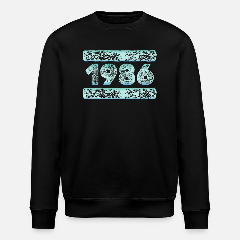 1986 - Stanley/Stella Unisex Bio-Sweatshirt ROLLER - Schwarz