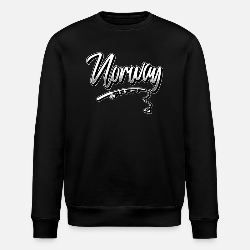 Norwegen Anglen - Stanley/Stella Unisex Bio-Sweatshirt ROLLER - Schwarz