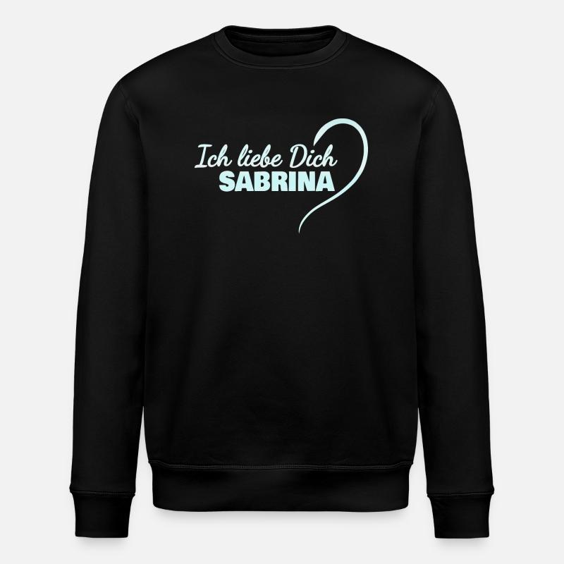 LiebeDich Sabrina - Stanley/Stella Unisex Bio-Sweatshirt ROLLER - Schwarz
