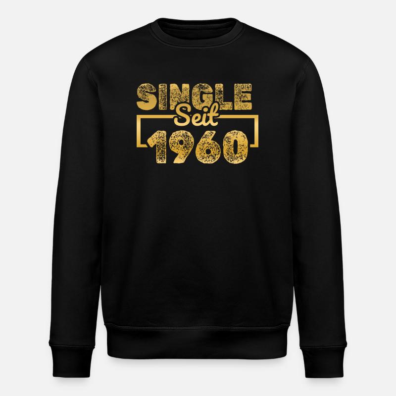 Single 1960 - Stanley/Stella ROLLER Unisex Organic Sweatshirt - black