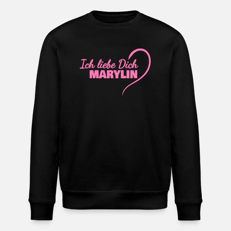 Aimez-vous Marylin - Sweat bio ROLLER Stanley/Stella Unisexe - noir