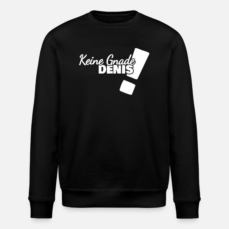 Denis als Lustig - Stanley/Stella Unisex Bio-Sweatshirt ROLLER - Schwarz