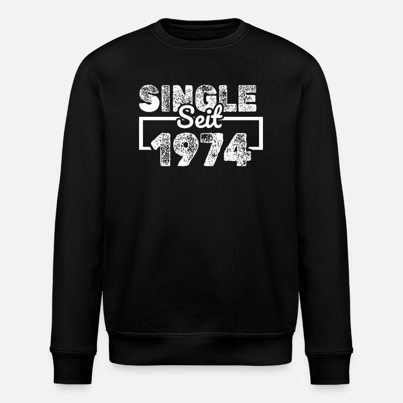 1974 - Stanley/Stella ROLLER Unisex Organic Sweatshirt - black