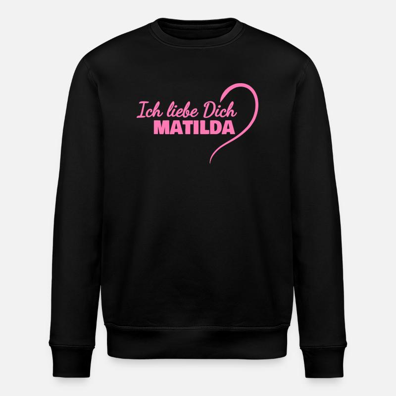 Matilda - Stanley/Stella Unisex Bio-Sweatshirt ROLLER - Schwarz