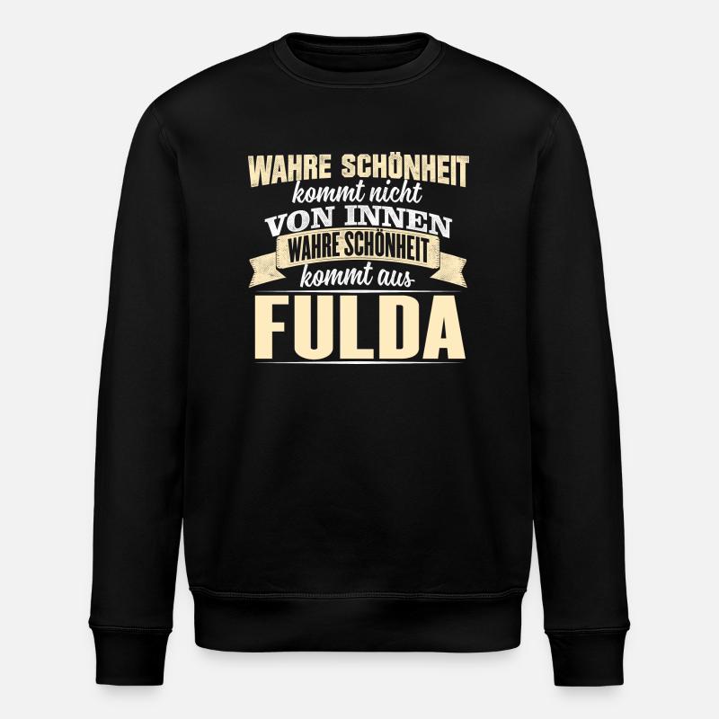FULDA - Schönheit - Stanley/Stella Unisex Bio-Sweatshirt ROLLER - Schwarz