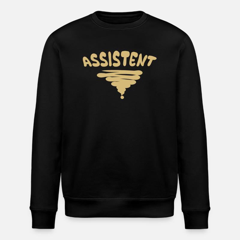 Occupation: Assistant - Stanley/Stella ROLLER Unisex Organic Sweatshirt - black