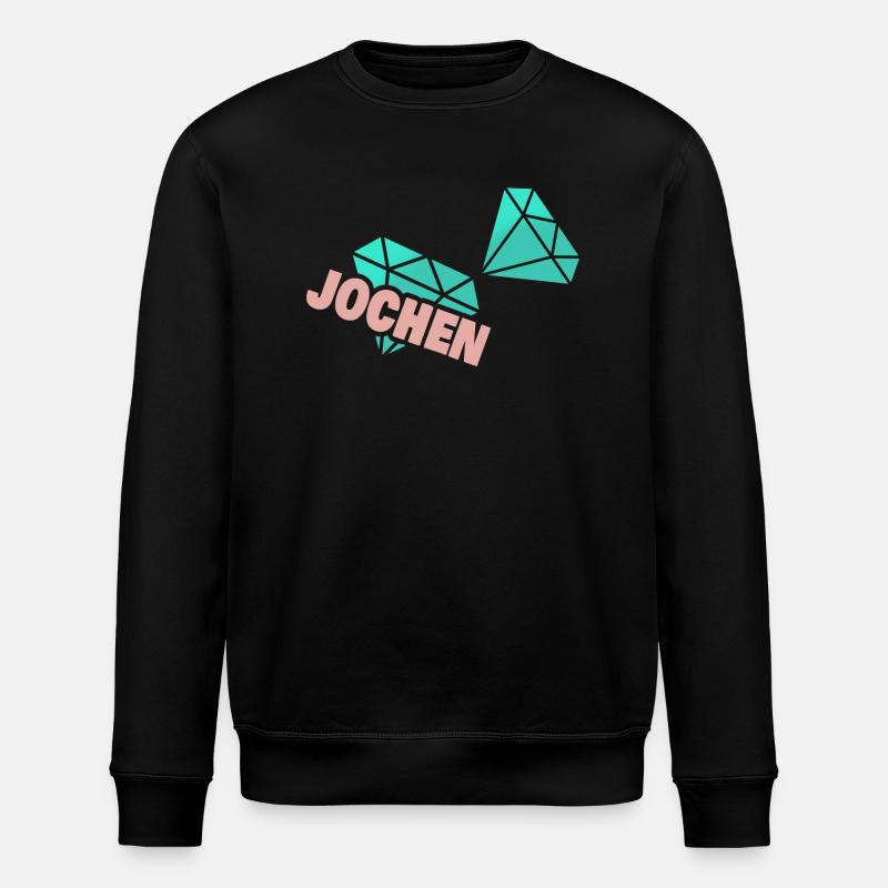 Jochen as a dad - Stanley/Stella ROLLER Unisex Organic Sweatshirt - black