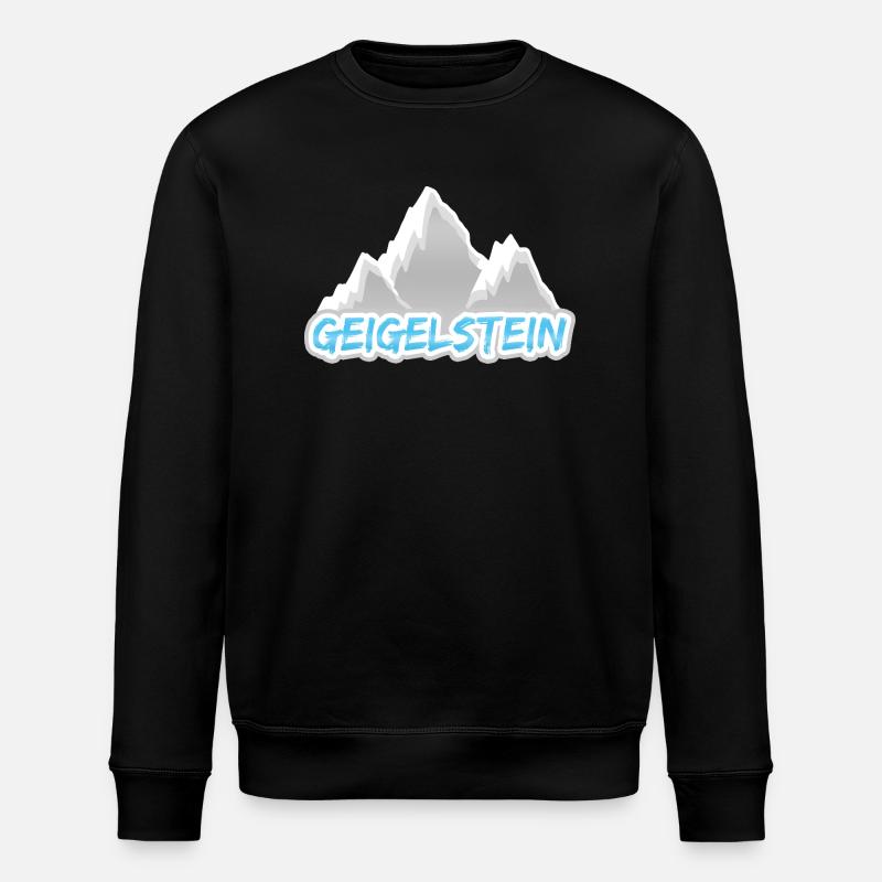 Berg Geigelstein - Stanley/Stella Unisex Bio-Sweatshirt ROLLER - Schwarz