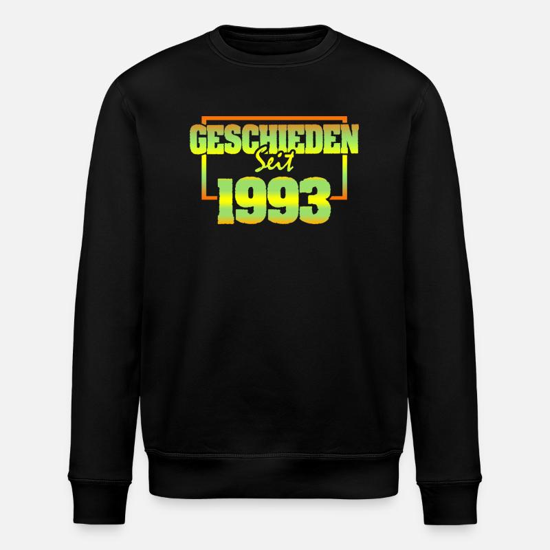 Geschieden 1993 - Stanley/Stella Unisex Bio-Sweatshirt ROLLER - Schwarz