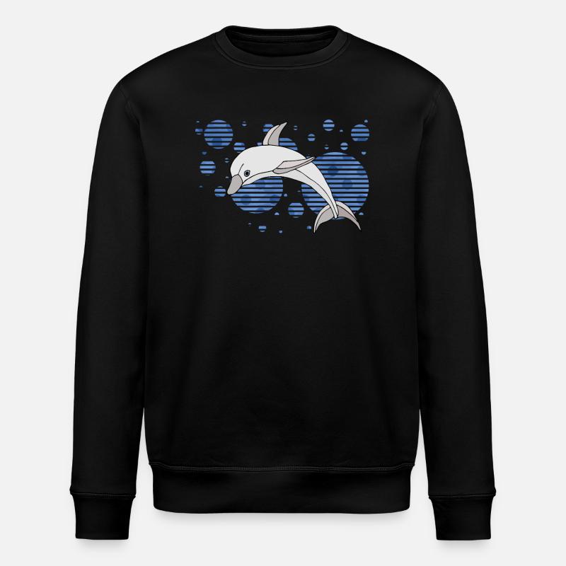Delfin - Stanley/Stella Unisex Bio-Sweatshirt ROLLER - Schwarz