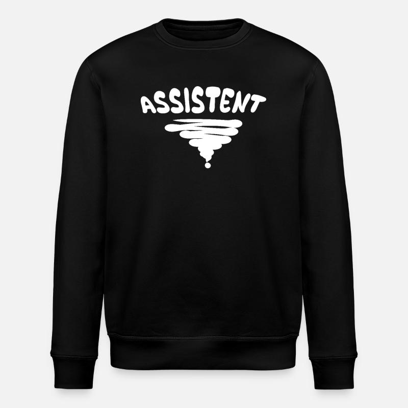 Assistant - Stanley/Stella ROLLER Unisex Organic Sweatshirt - black