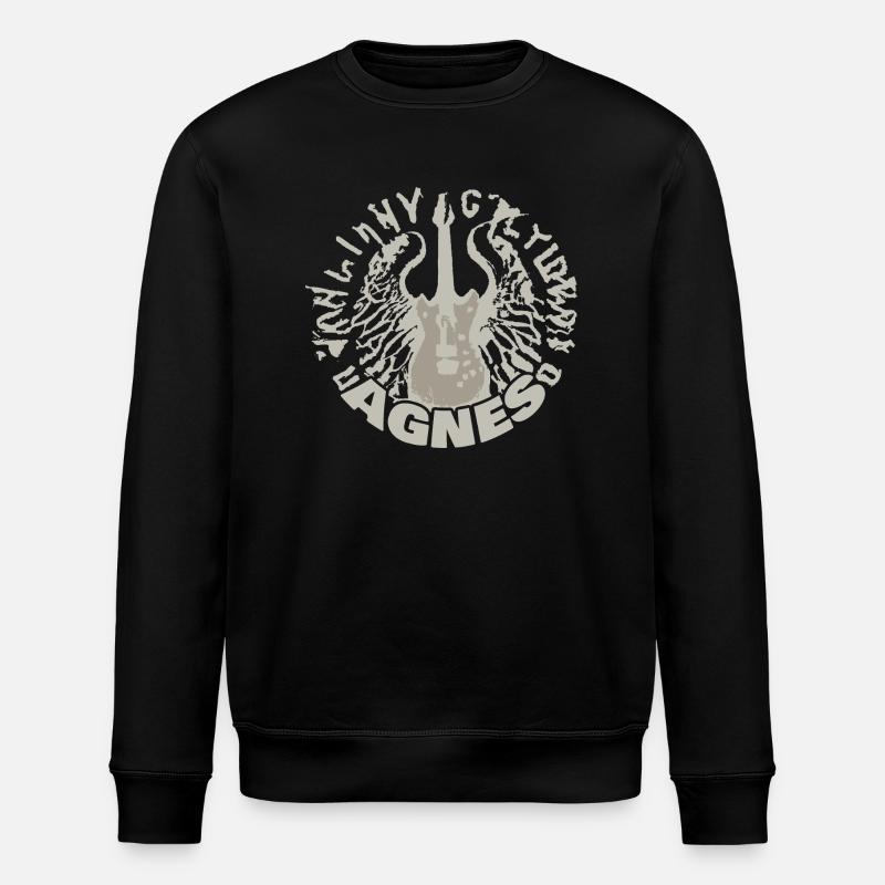 Guitare Agnès - Sweat bio ROLLER Stanley/Stella Unisexe - noir